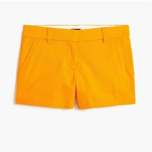 J. Crew Women's 3.5" Classic Chino Short Mustard Yellow H5616 Size 6